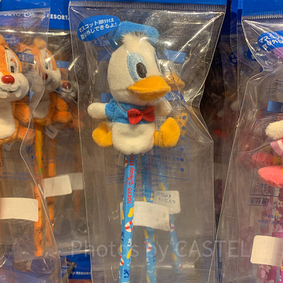 ドナルドマスコット付き鉛筆