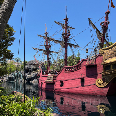 ピーターパンエリアの水辺