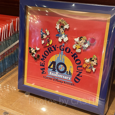 ピンバッジセット（ディズニー40周年グッズ）
