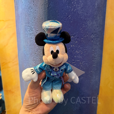 ミッキーぬいぐるみバッジ(ディズニーシー25周年グッズ)