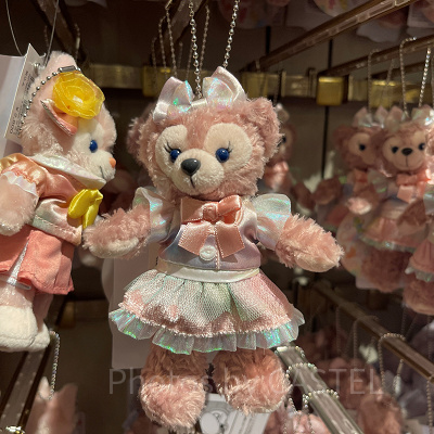 ぬいぐるみバッジ(ダッフィー20周年カラフルハピネスグッズ)