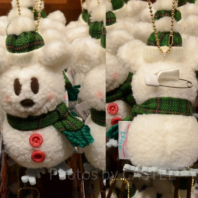 ぬいぐるみバッジ（ミッキー）