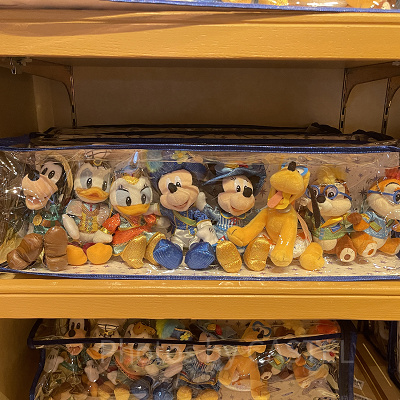 ぬいぐるみバッジセット（ディズニーシー20周年グランドフィナーレグッズ）