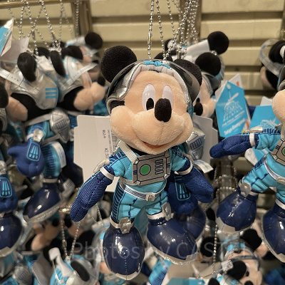 ぬいぐるみバッジ（スペースマウンテンファイナルグッズ）