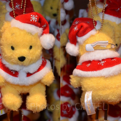 プーさんのぬいぐるみバッジ