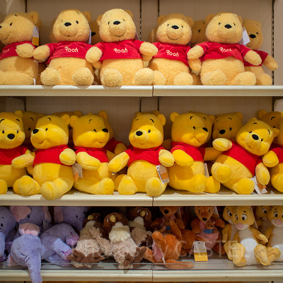 プーさんのぬいぐるみ