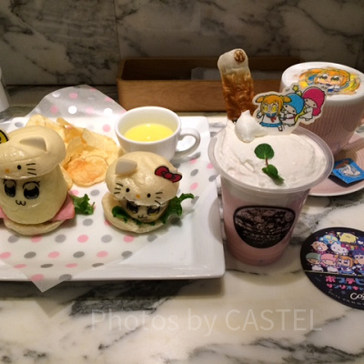 ポプテピピック×サンリオキャラクターズカフェのフードメニュー