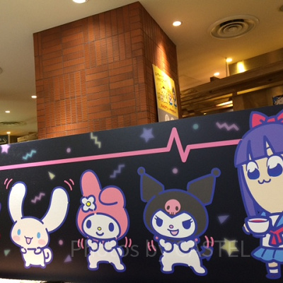  ポプテピピック×サンリオキャラクターズカフェ
