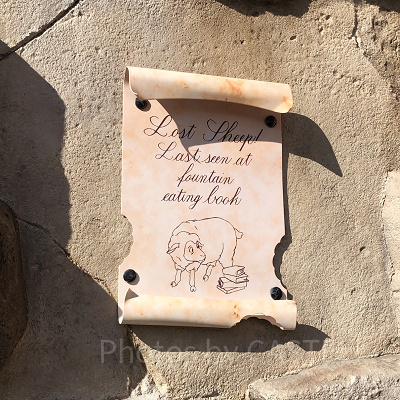 羊を探す張り紙