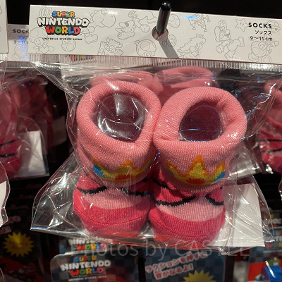 ピーチ姫のベビーソックス