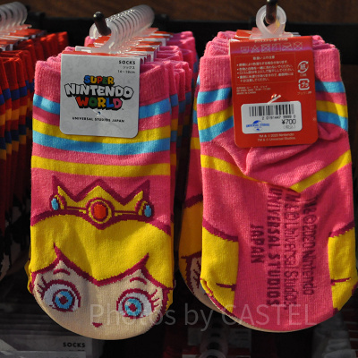 ピーチ姫のキッズ用ソックス