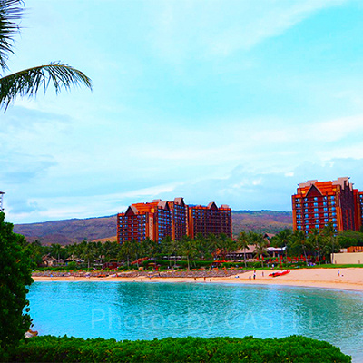 アウラニ・ディズニー・リゾートのプライベートビーチ