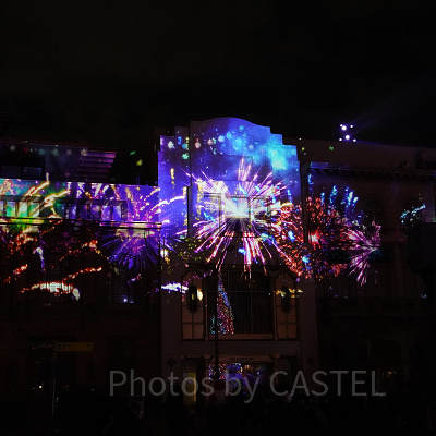 グラマシーパーク周辺のプロジェクションマッピング