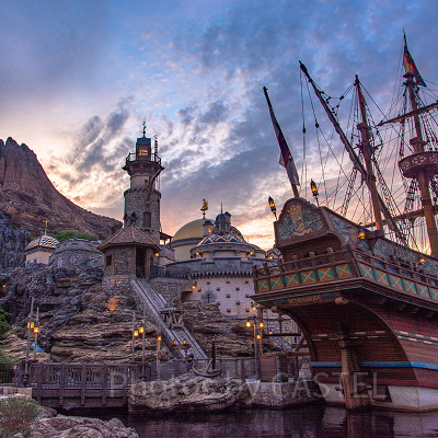 夕暮れのプロメテウス火山