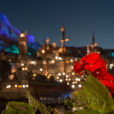 プロメテウス火山（TDS・夜）