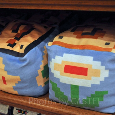 ハテナブロックのクッション