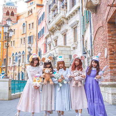 ディズニープリクラのおすすめ撮り方②：ぬいぐるみと一緒に