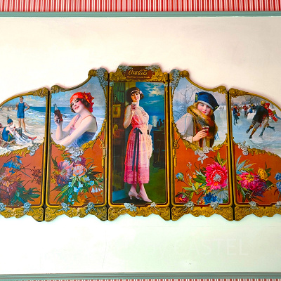 リフレッシュメントコーナー：おしゃれな絵画には、コカ・コーラ宣伝の意図が…!?