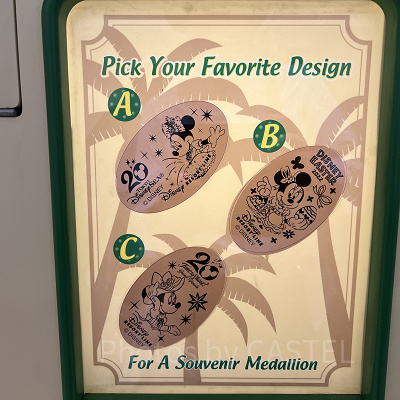 リゾートゲートウェイ・ステーションのスーベニアメダル（2022年6月）