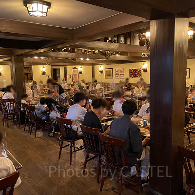 レストランの混雑状況