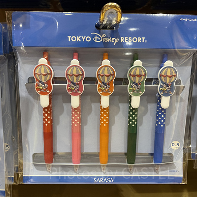 「レトロ気球グッズ」ボールペン〈サラサ〉セット