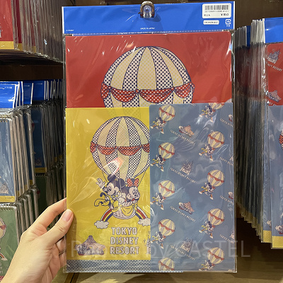 「レトロ気球グッズ」クリアホルダーセット