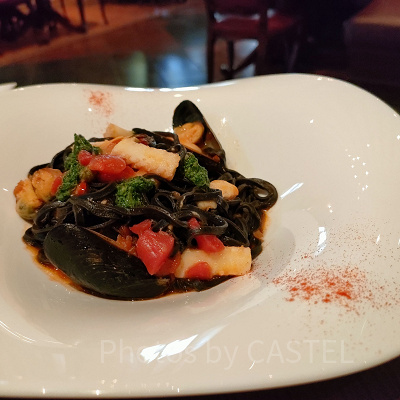 リストランテ・ディ・カナレット：イカ墨のタリオリーニ