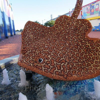 「シーライフ名古屋」レゴアート