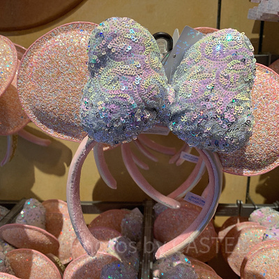 スパンコールカチューシャ（ピンク）