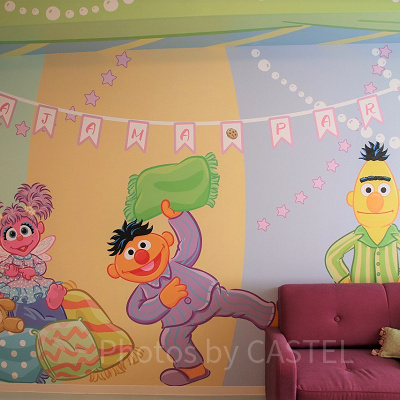 セサミストリート・パジャマパーティ・ルーム