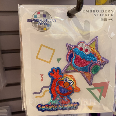 セサミストリートのワッペンセット