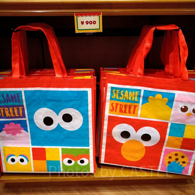 セサミストリートのお土産袋