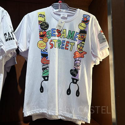 セサミストリートのTシャツ