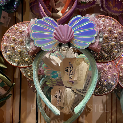 上海ディズニーカチューシャ：アリエルの貝殻カチューシャ