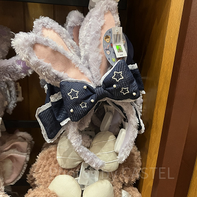 上海ディズニーカチューシャ：星柄リボン付のステラルーカチューシャ