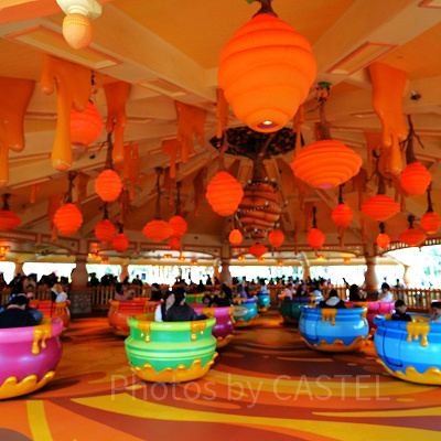 上海ディズニー：ハニーポット・スピン