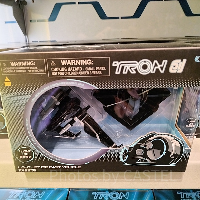 上海ディズニートロングッズ：光るダイキャスト製トロンジェット