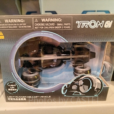 上海ディズニートロングッズ：光るダイキャスト製トロンビークル