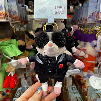 上海ディズニーズートピアグッズ：Mr.ビッグのぬいぐるみキーチェーン