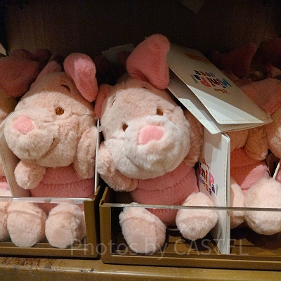 上海ディズニーランドグッズ：ピグレットのぬいぐるみ（ミニパル）