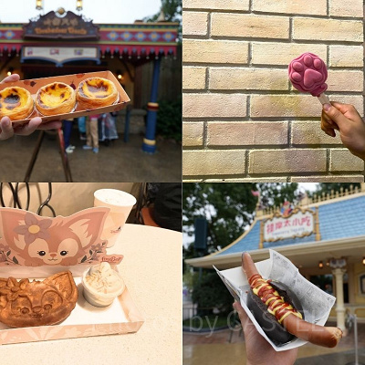 上海ディズニーランド：食べ歩きフードメニュー