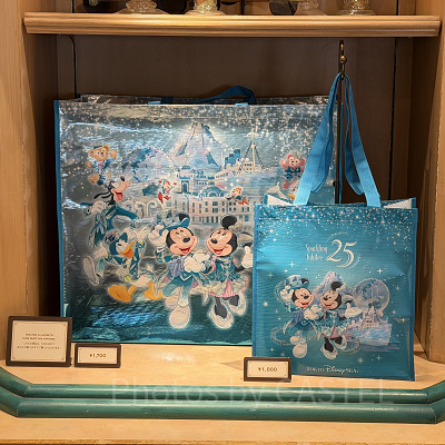 ショッピングバッグ(ディズニーシー25周年グッズ)