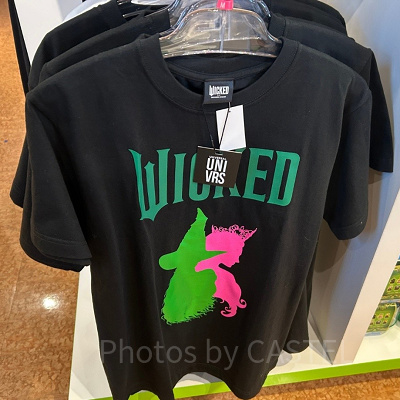 ウィキッドのシンプルなTシャツ（黒）