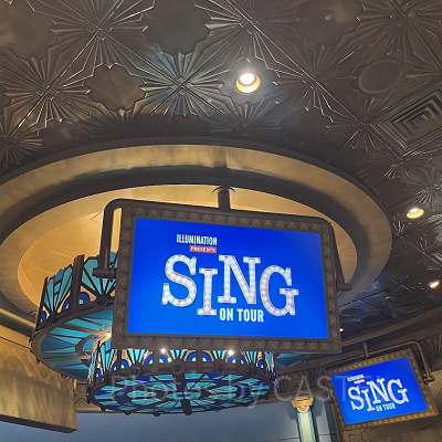 シング・オン・ツアー プレショーのロビー