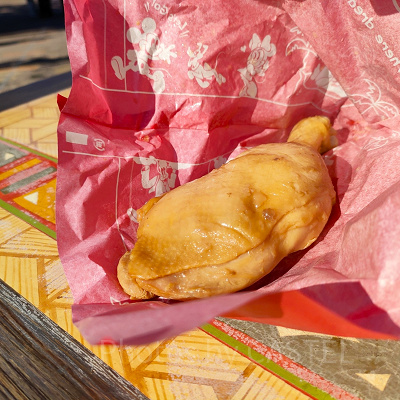 スキッパーズギャレーのテリヤキチキンレッグ