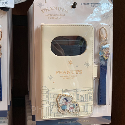 スヌーピースマホケース（USJクリスマスグッズ2023）