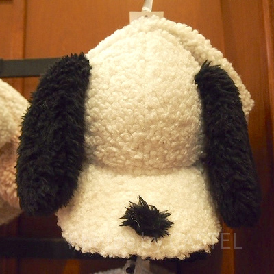 スヌーピー ボアキャップ