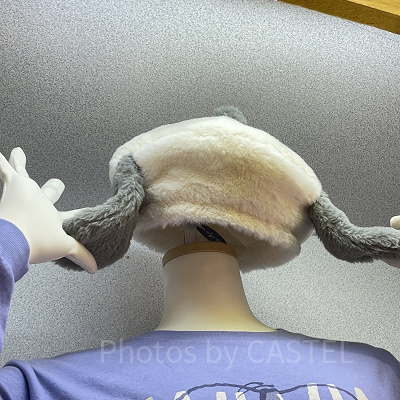 スヌーピーの耳付きベレー帽