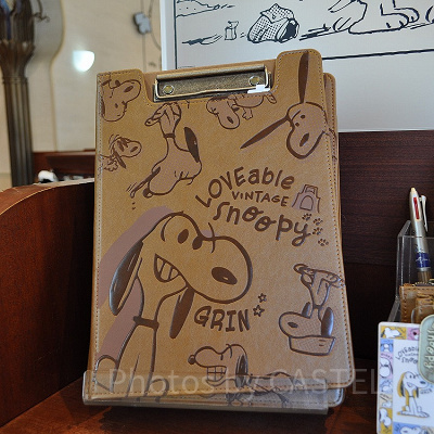 スヌーピーグッズ「LOVEable VINTAGE snoopy」／バインダー