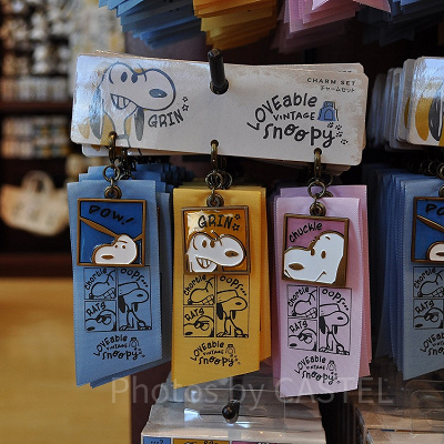 スヌーピーグッズ「LOVEable VINTAGE snoopy」／チャームセット